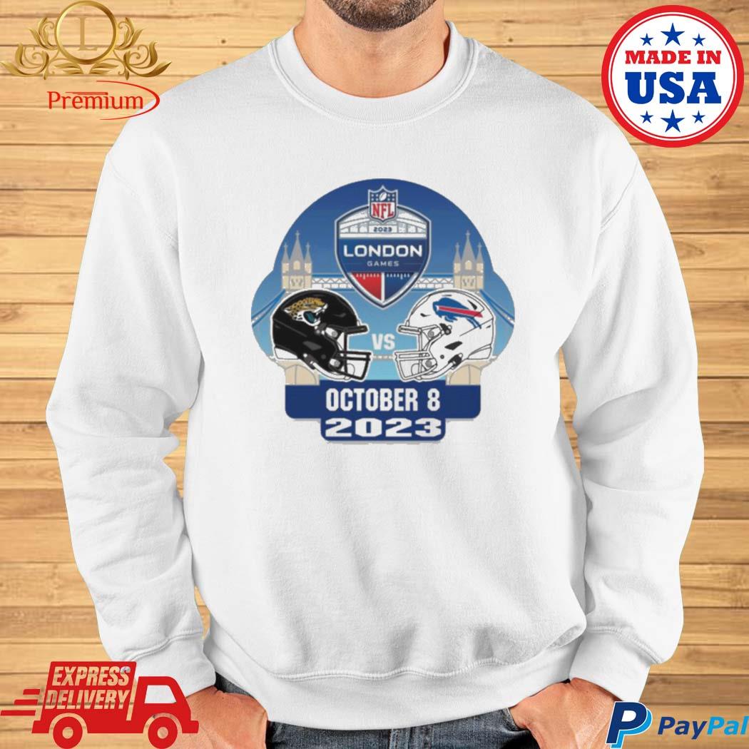 Bills London Game Matchup October 8 2023 Jacksonville Jaguars Vs Buffalo  Bills Shirt