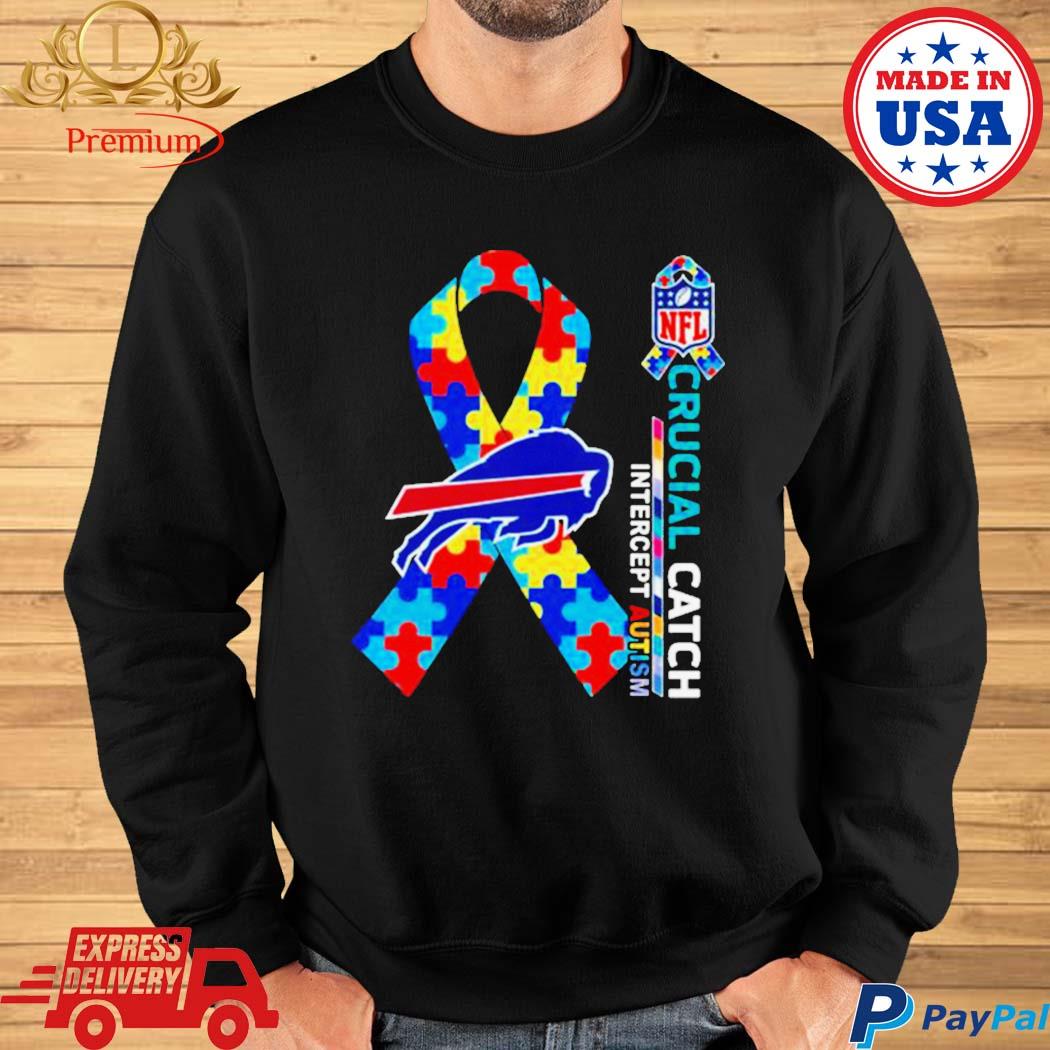 Buffalo Bills Crucial Catch Intercept Autism 2023 Shirt - Bring