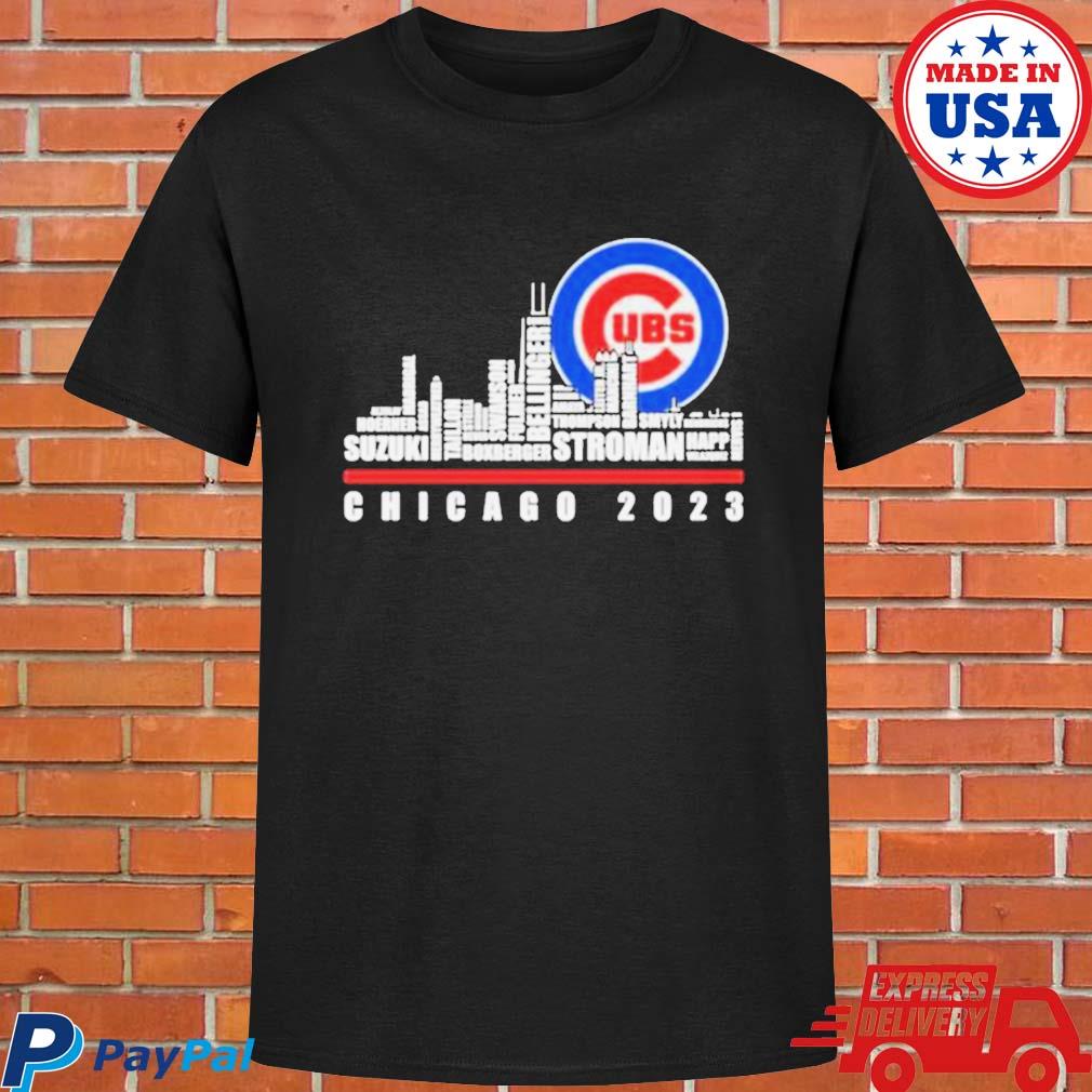 Official chicago Cubs MLB Roster 2023 T-Shirt, hoodie, sweatshirt