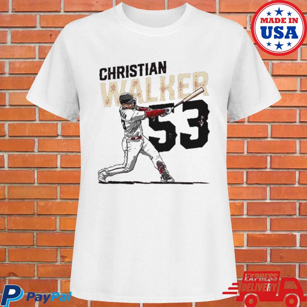 Christian Walker 53 Slugging Arizona Diamondbacks Baseball Shirt