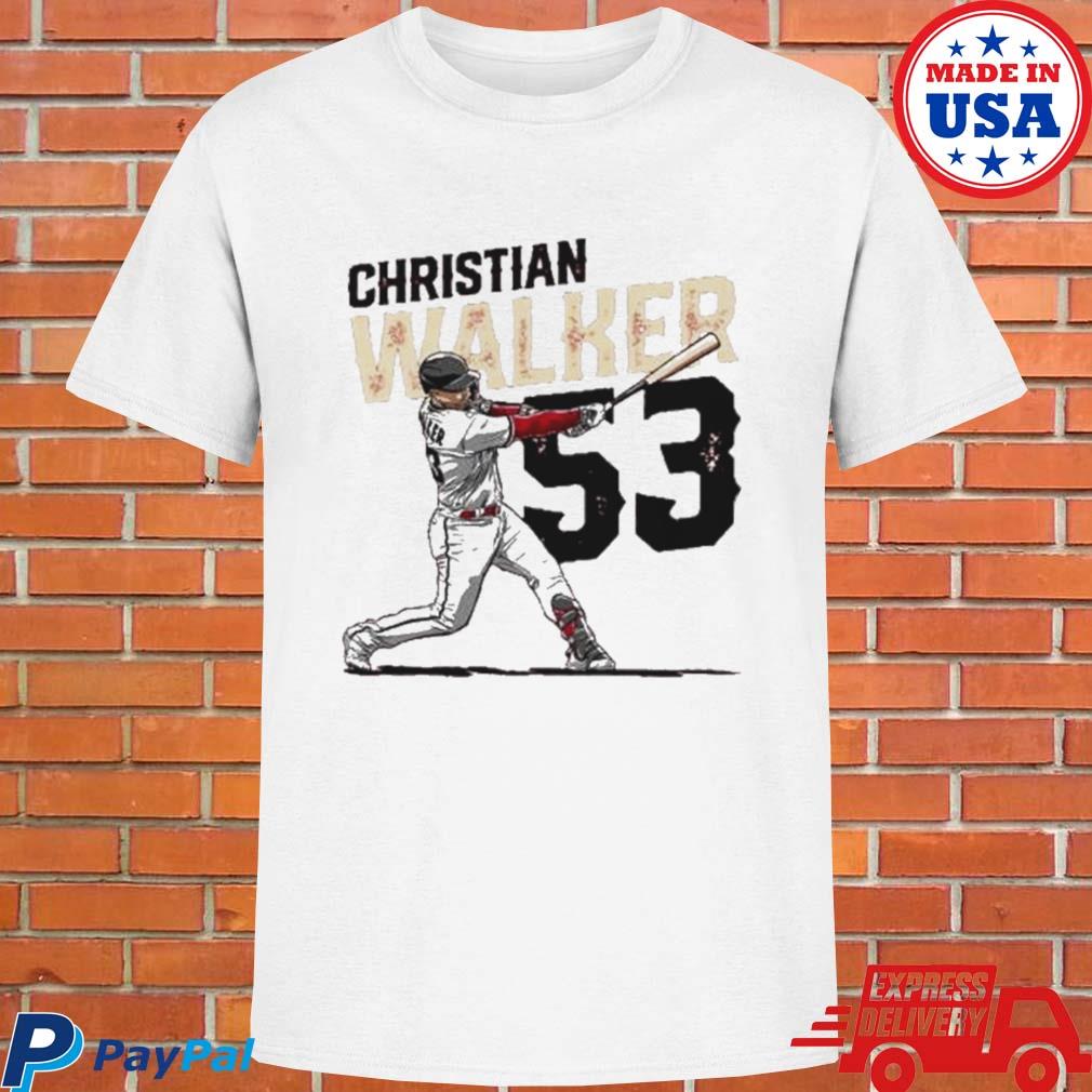 Christian Walker 53 Slugging Arizona Diamondbacks Baseball Shirt