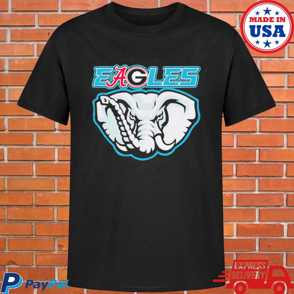 Philadelphia Alabama Georgia Bulldogs Eagles Logo Shirt