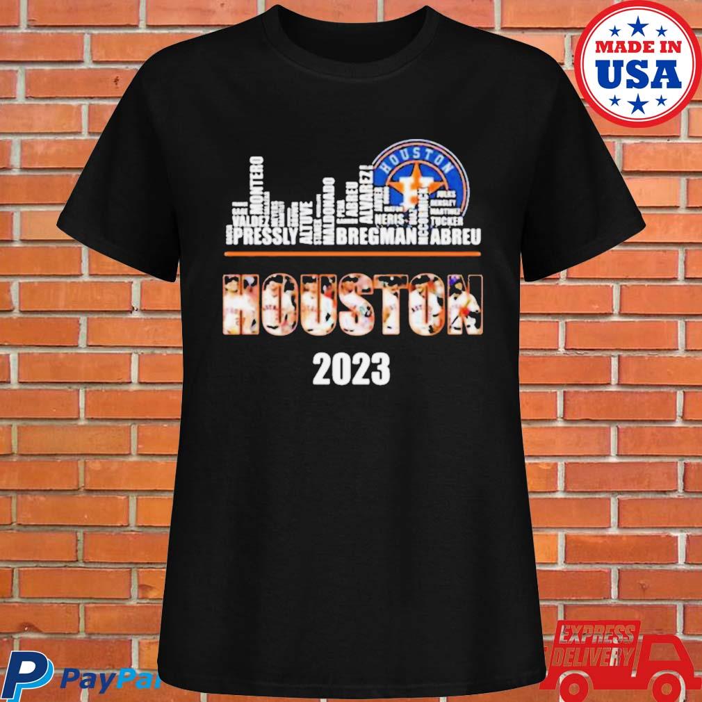 Houston Astros MLB Roster 2023 T-Shirt, hoodie, sweater, long sleeve and  tank top