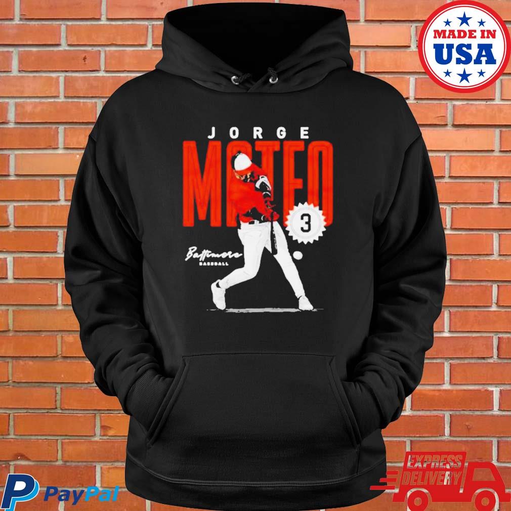 Official Jorge mateo baltimore baseball no 3 card T-shirt, hoodie