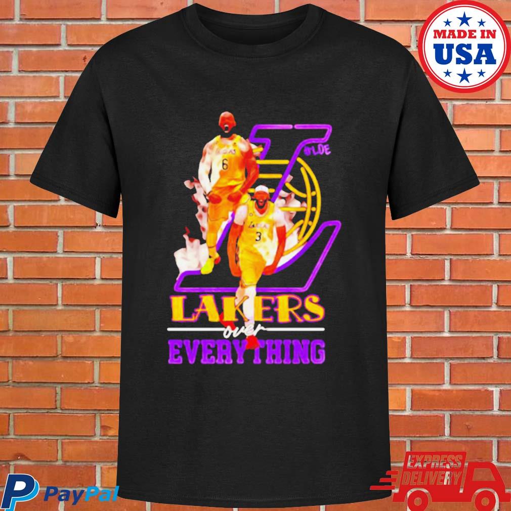 Lebron James And Anthony Davis Los Angeles Lakers Over Everything Shirt