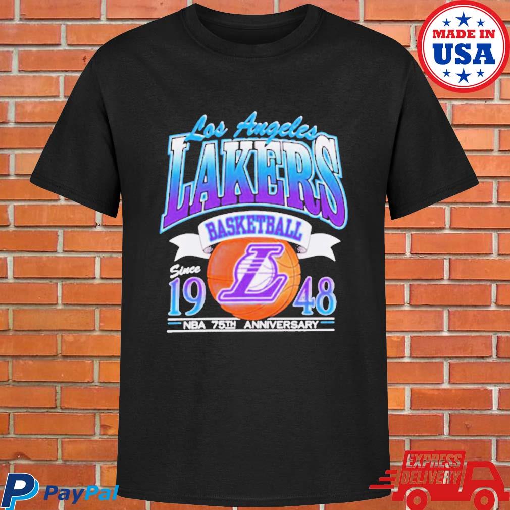 Los angeles Lakers basketball since 1948 NBA 75th anniversary T-shirt,  hoodie, sweater, long sleeve and tank top