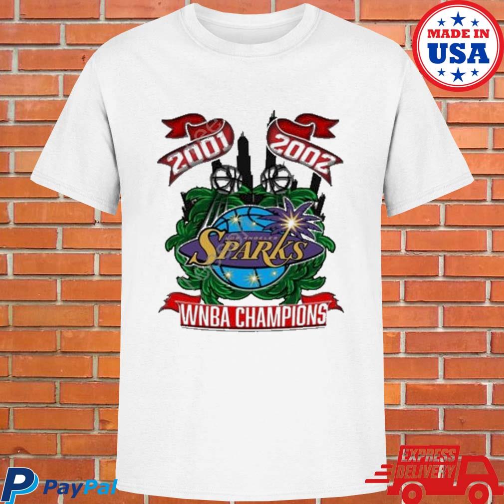 Official los Angeles Sparks Back To Back Champs T Shirt - Limotees