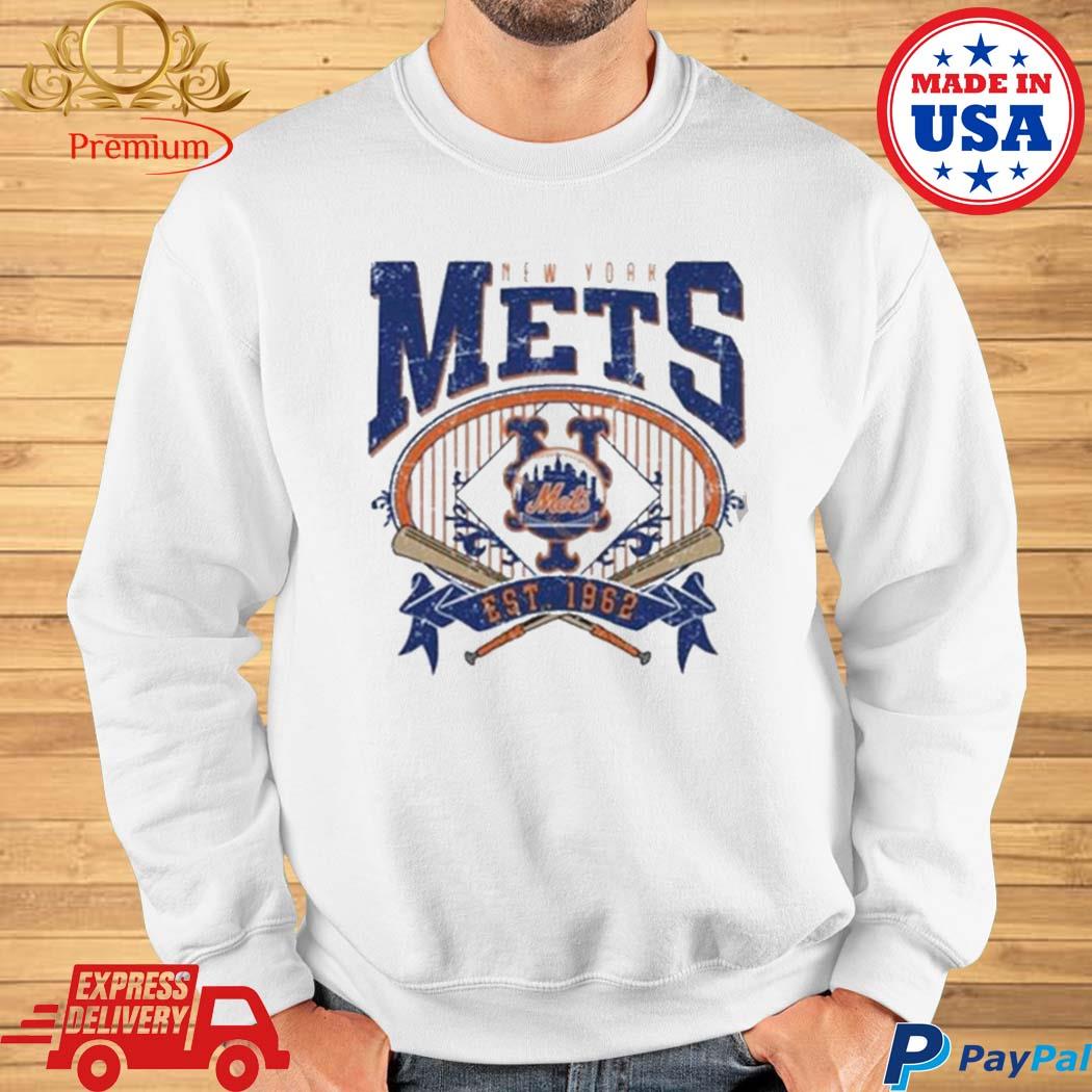 Vintage New York Mets EST 1962 Logo Sweatshirt, MLB Baseball Shirt