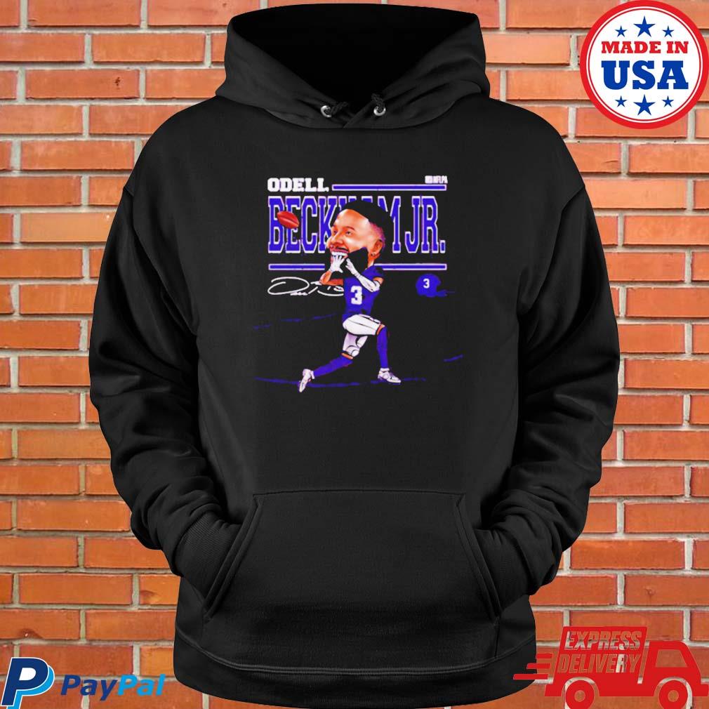 Odell Beckham Jr. Baltimore Cartoon signature shirt, hoodie, sweater, long  sleeve and tank top