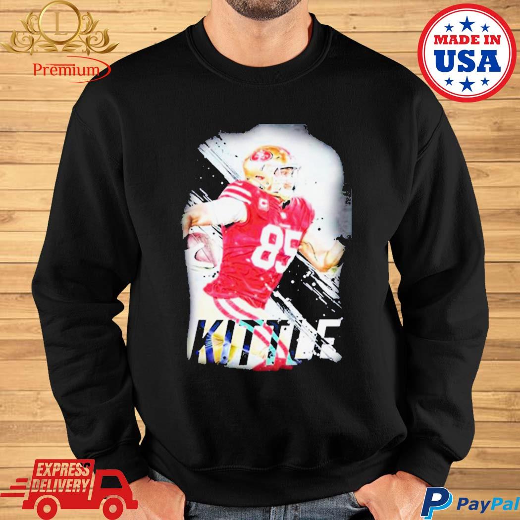 Official Paper graphic george kittle T-shirt, hoodie, tank top