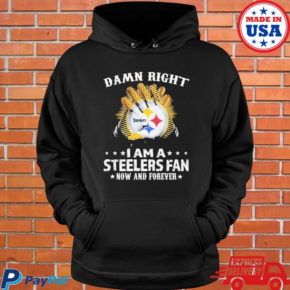 Damn Right I Am A Pittsburgh Steelers Fan Now And Forever 2023 Signatures  Shirt, hoodie, sweater, long sleeve and tank top