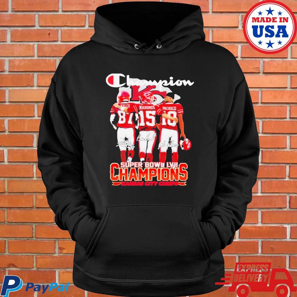 Official champions Patrick Mahomes signature shirt, hoodie, sweater, long  sleeve and tank top