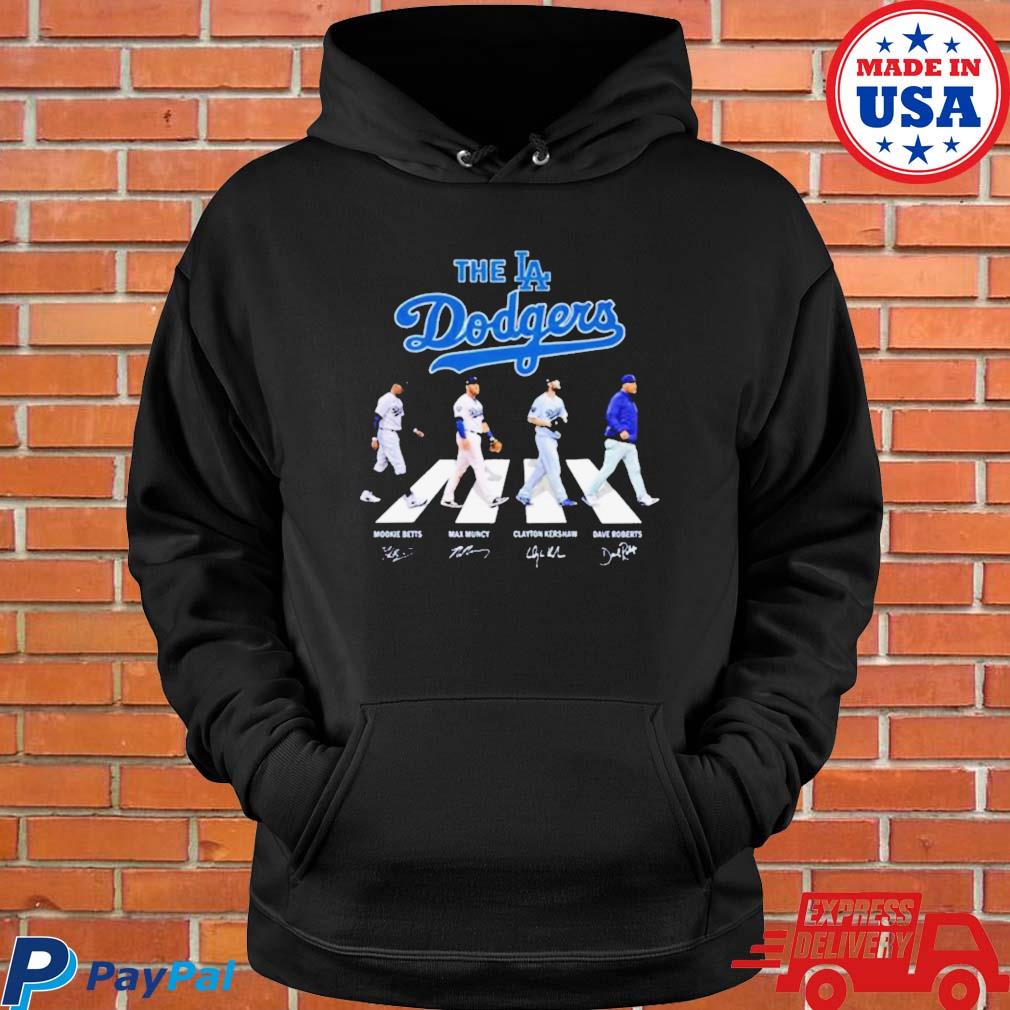 Official The los angeles Dodgers baseball abbey road signatures T-shirt,  hoodie, tank top, sweater and long sleeve t-shirt