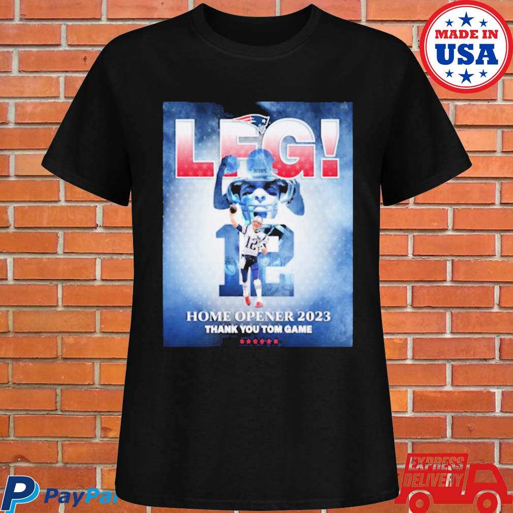 Official Tom Brady lfg home opener 2023 thank you tom game T-shirt, hoodie,  tank top, sweater and long sleeve t-shirt