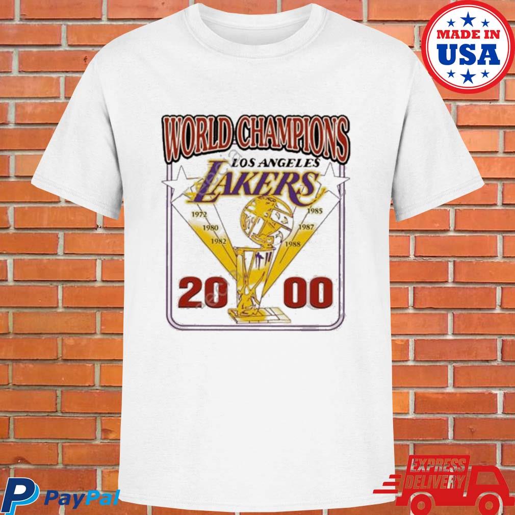 Official Vintage Los Angeles Lakers 2000 Champion World T-Shirt, hoodie,  sweater, long sleeve and tank top