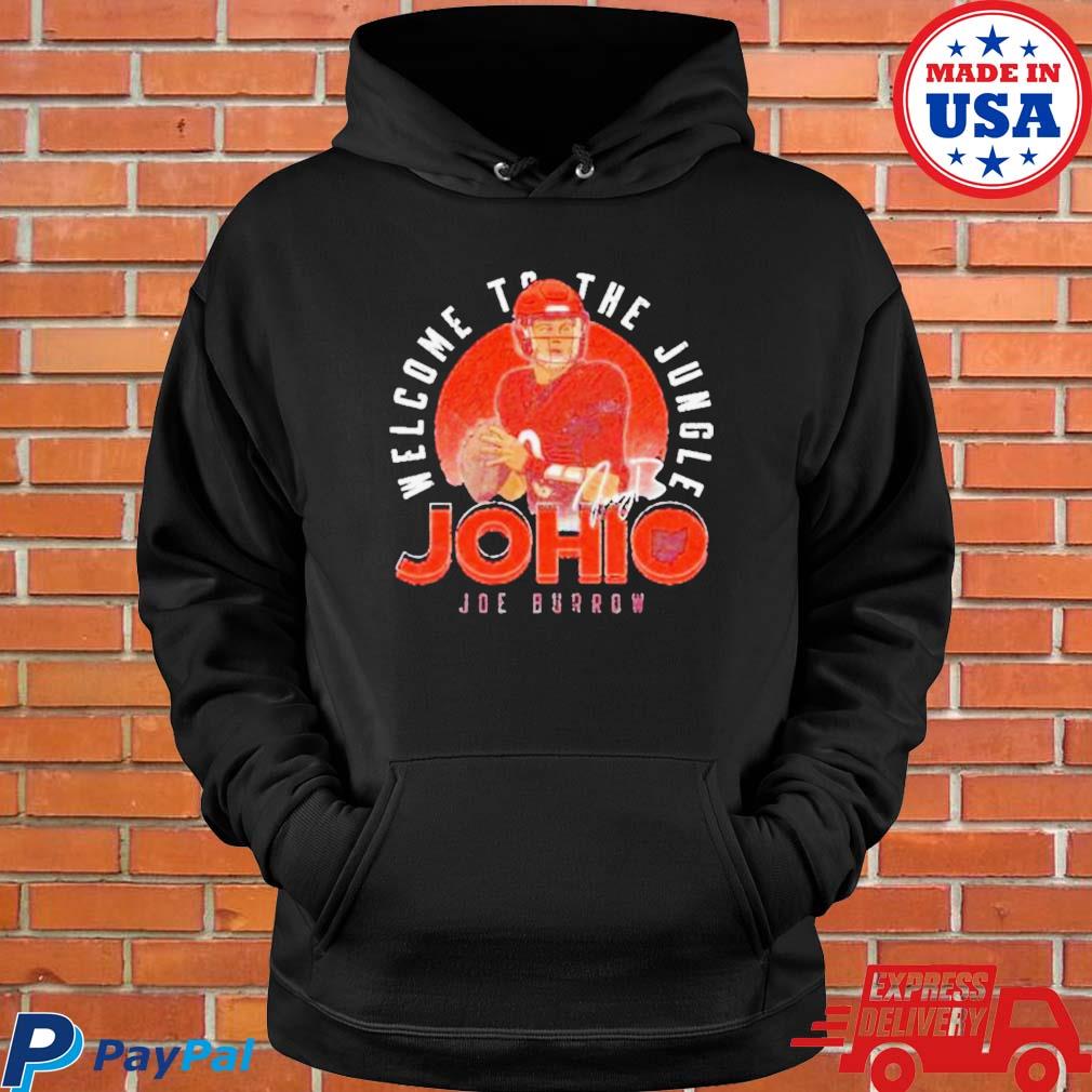 Welcome To The Jungle Johio Joe Burrow Cincinnati Football Shirt