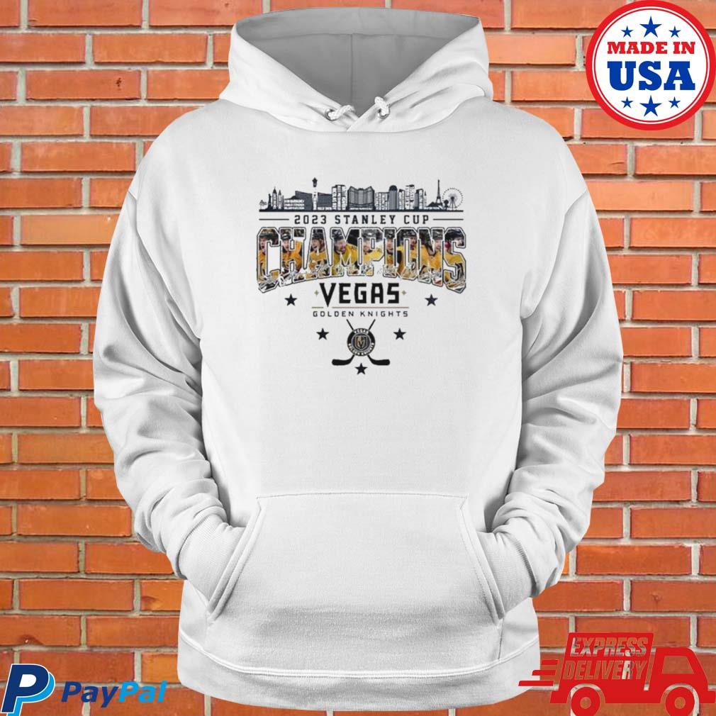 2023 Stanley Cup Champions Vegas Golden Knights NHL Grey Design Hoodie T  Shirt - Growkoc