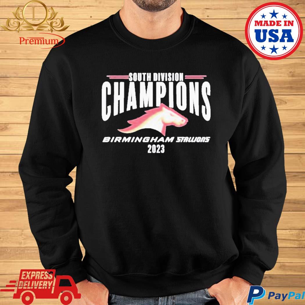 Official united States Football League Birmingham Stallions South Division Champions  Shirt, hoodie, sweater, long sleeve and tank top