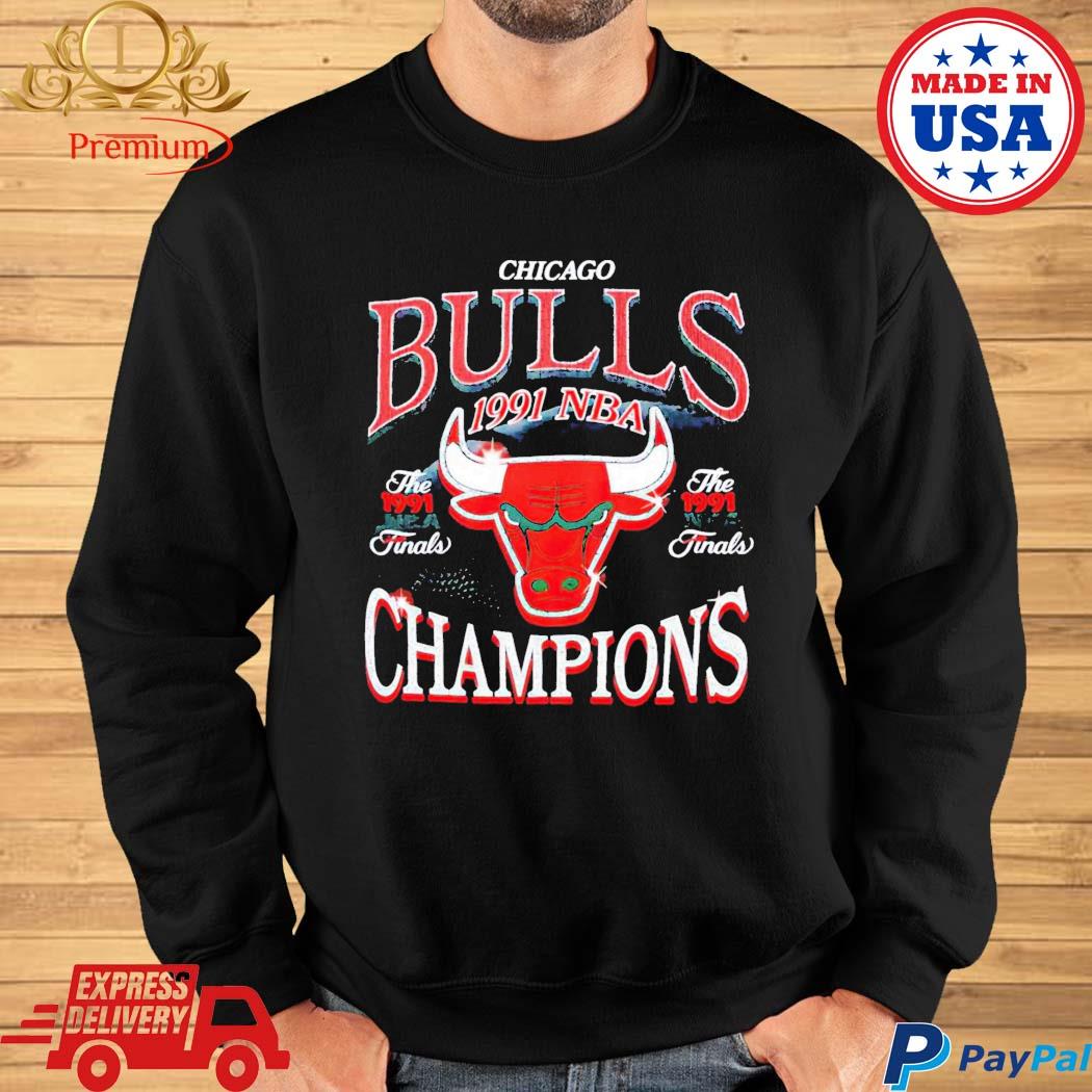 1991 chicago bulls championship shirt