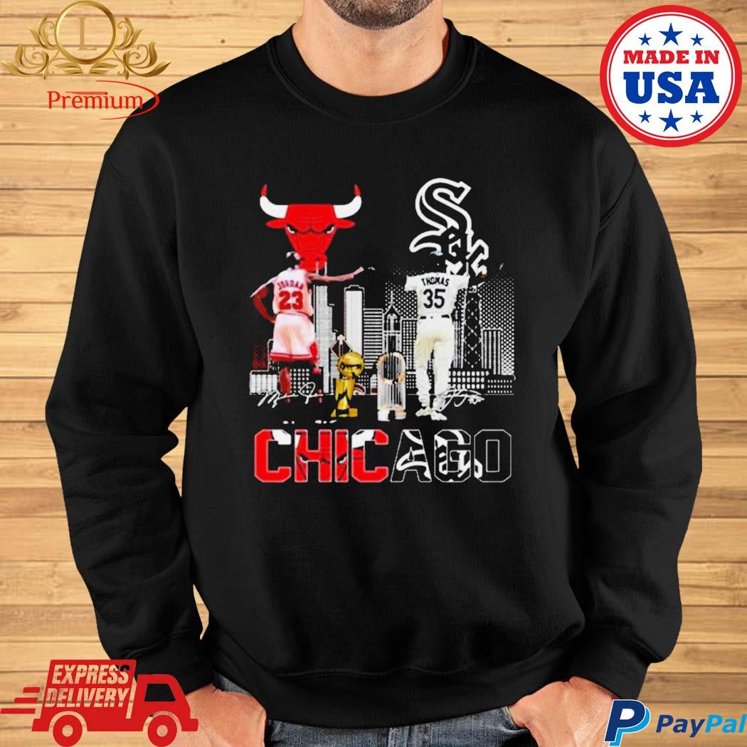 Official Logo Chicago bulls chicago white sox Jordan and thomas