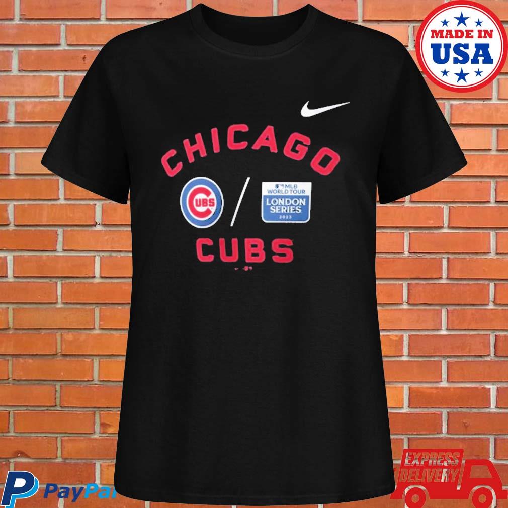 Official Chicago Cubs 2023 mlb world tour london series T-shirt