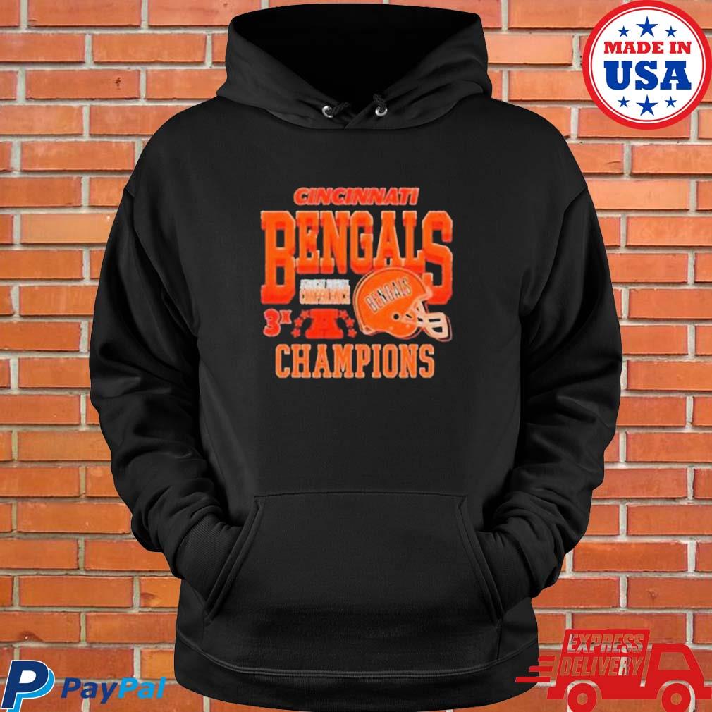 Official Logo CincinnatI bengals vintage 3x championship shirt