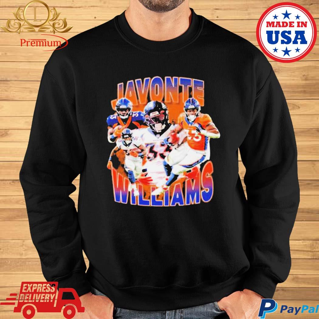 Denver broncos javonte williams T-shirt, hoodie, sweater, long sleeve and  tank top