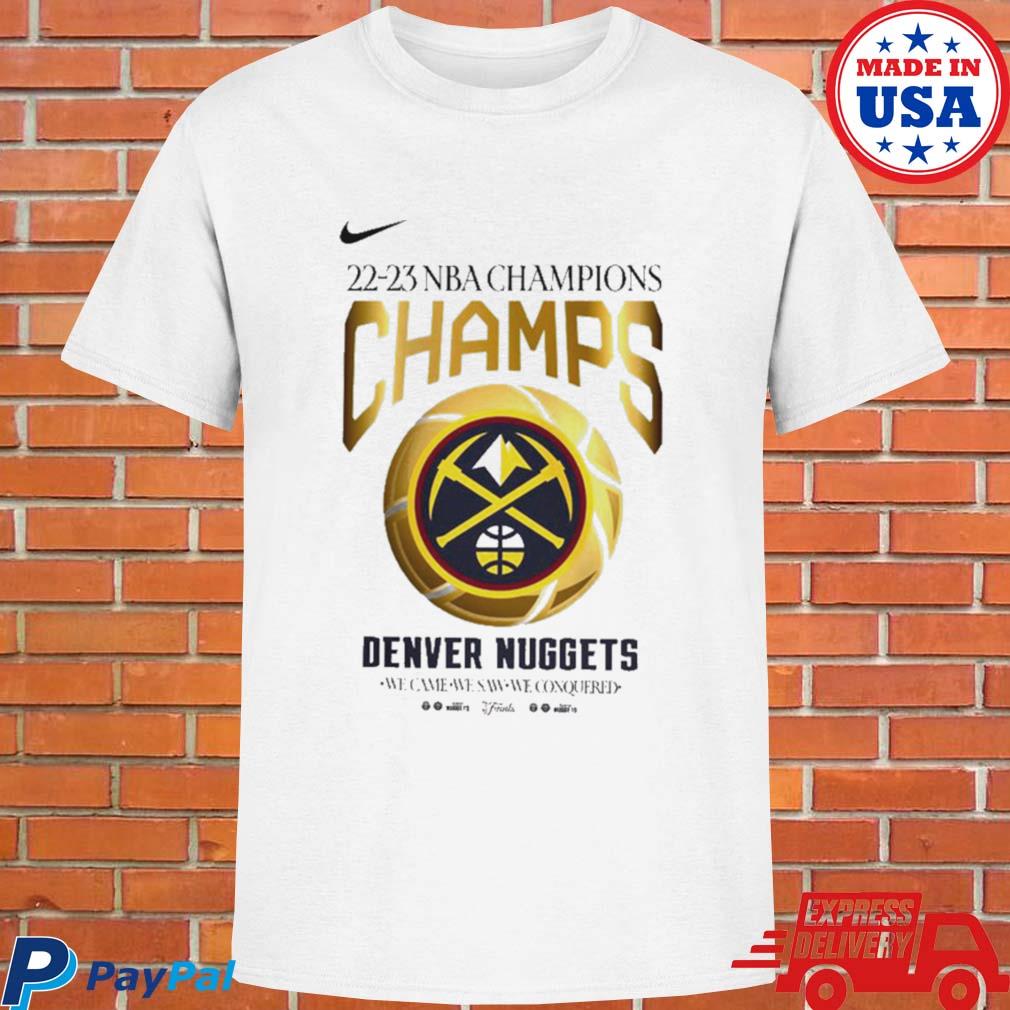 Denver Nuggets Nike 2023 NBA Finals Champions Celebration Shirt