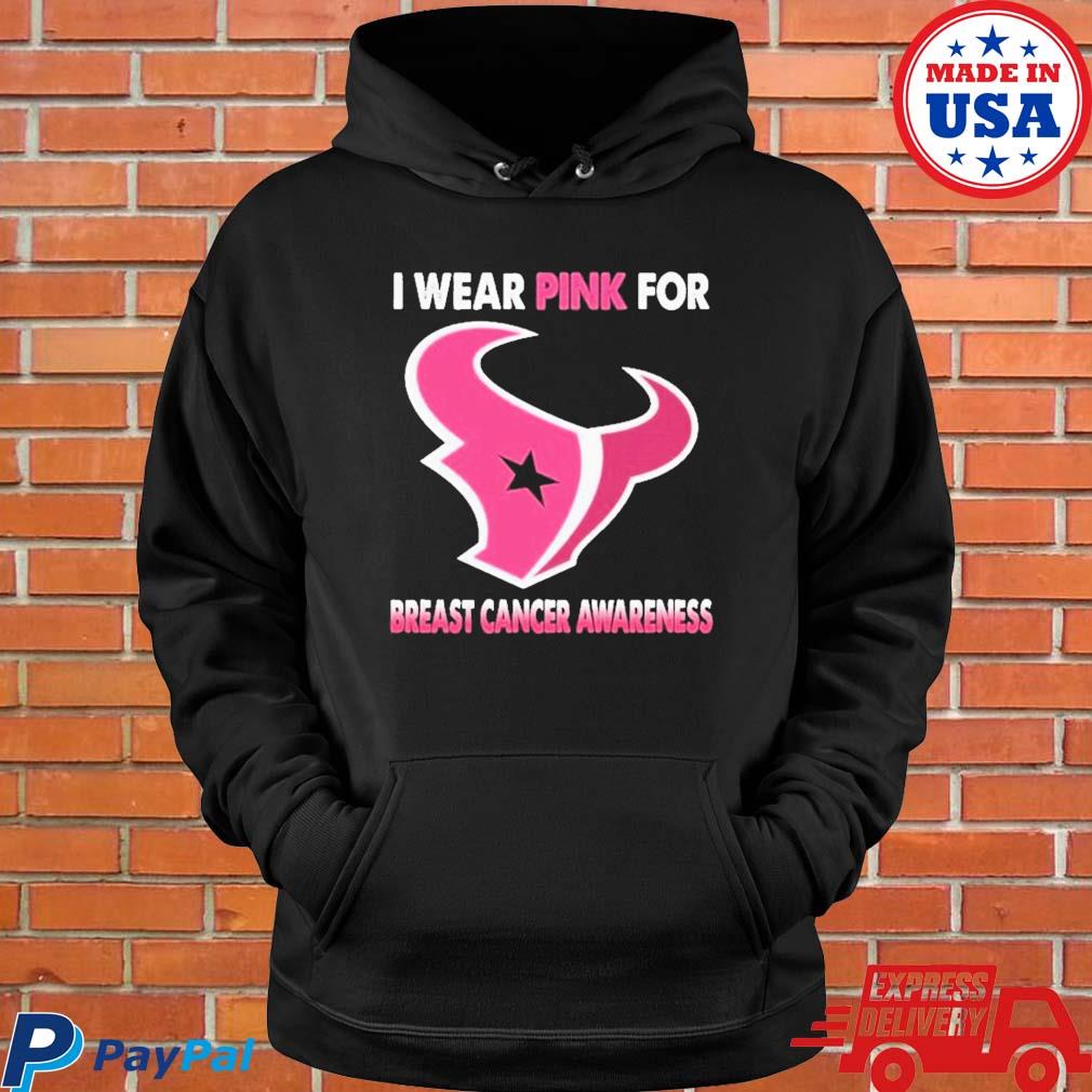 Houston Texans I Wear Pink For Breast Cancer Awareness Shirt