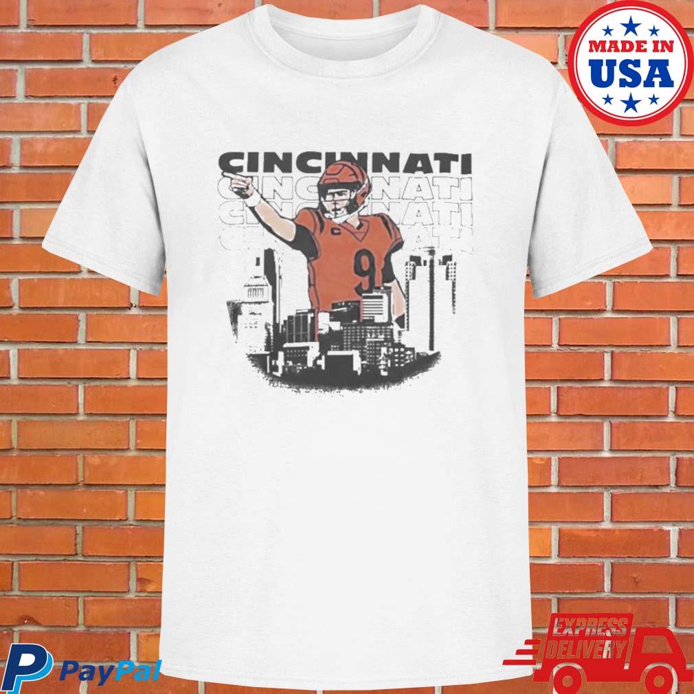 Number 9 Joe Burrow Cincinnati Bengals style shirt, hoodie, sweater, long  sleeve and tank top