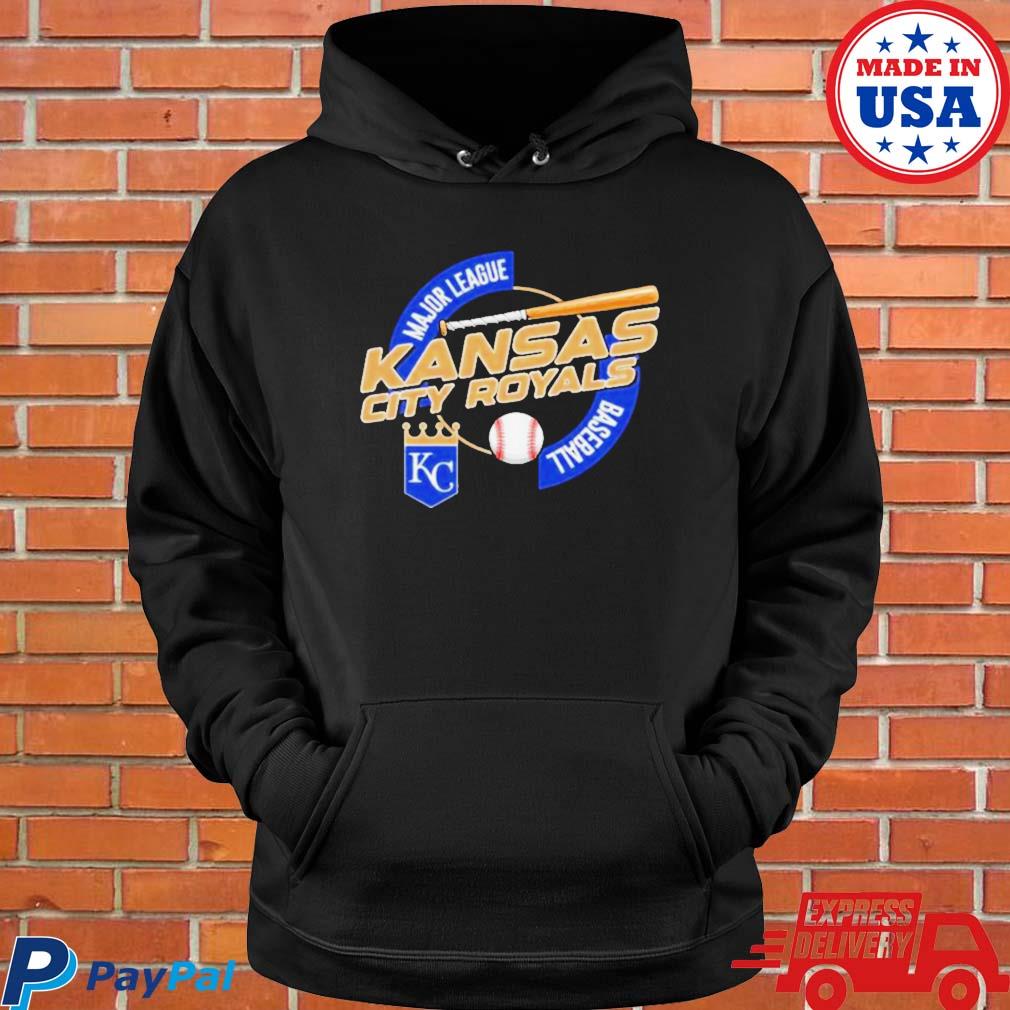 Official Kansas city royals major league baseball team logo 2023 T-shirt,  hoodie, tank top, sweater and long sleeve t-shirt