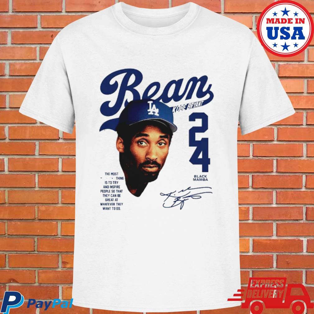 Kobe Bryant Bean LA Dodgers signature shirt, hoodie, sweater, long sleeve  and tank top