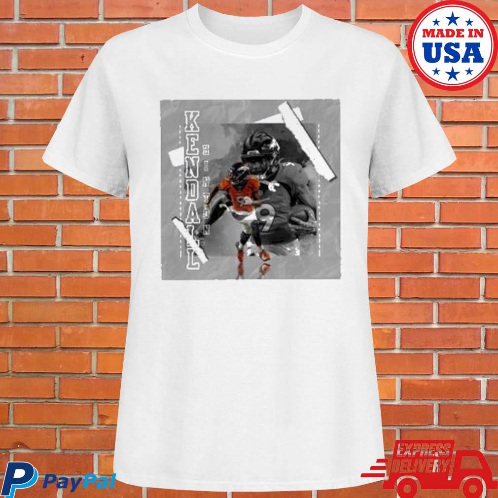 Kendall Hinton 9 Denver Broncos football poster 2023 T-shirt