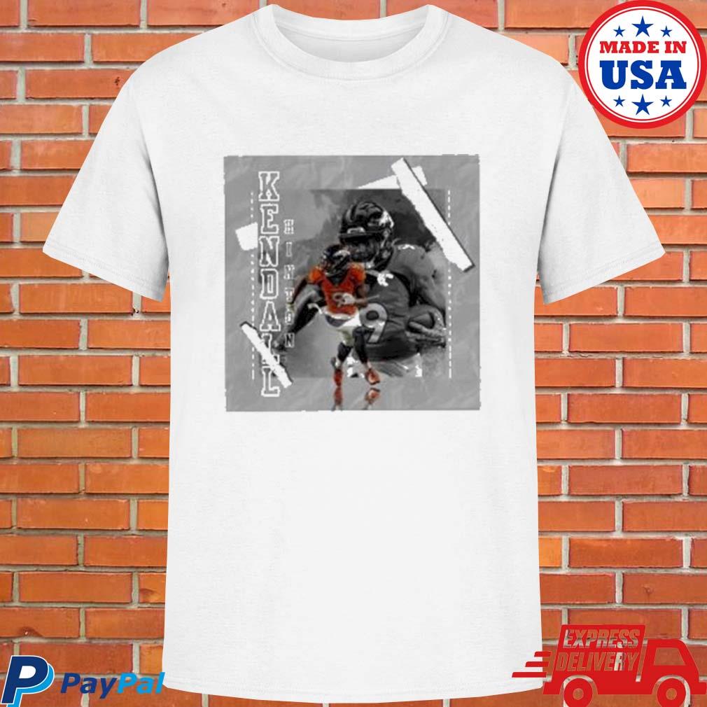 Kendall Hinton 9 Denver Broncos football poster 2023 T-shirt