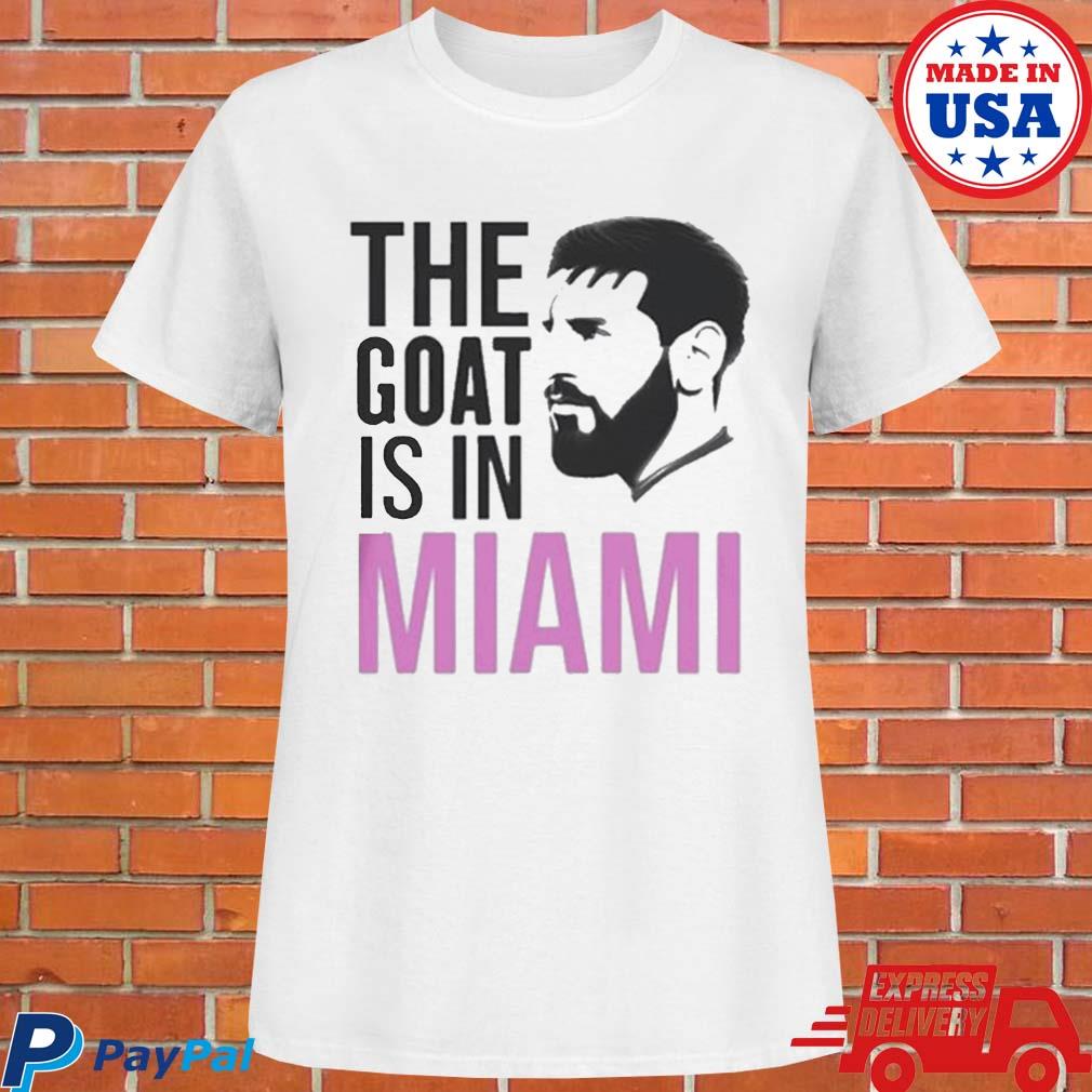 Lionel Messi The GOAT Inter Miami shirt, hoodie, longsleeve