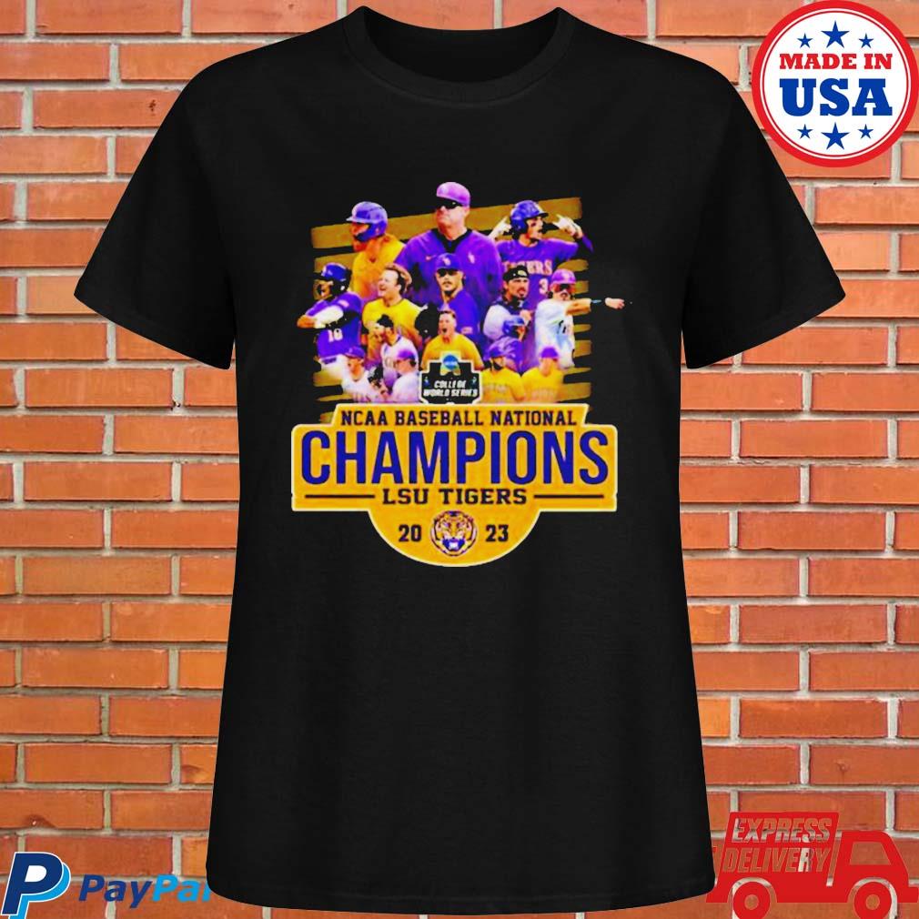 Ncaa Baseball National Champions Lsu Tigers 2023 Team T Shirt