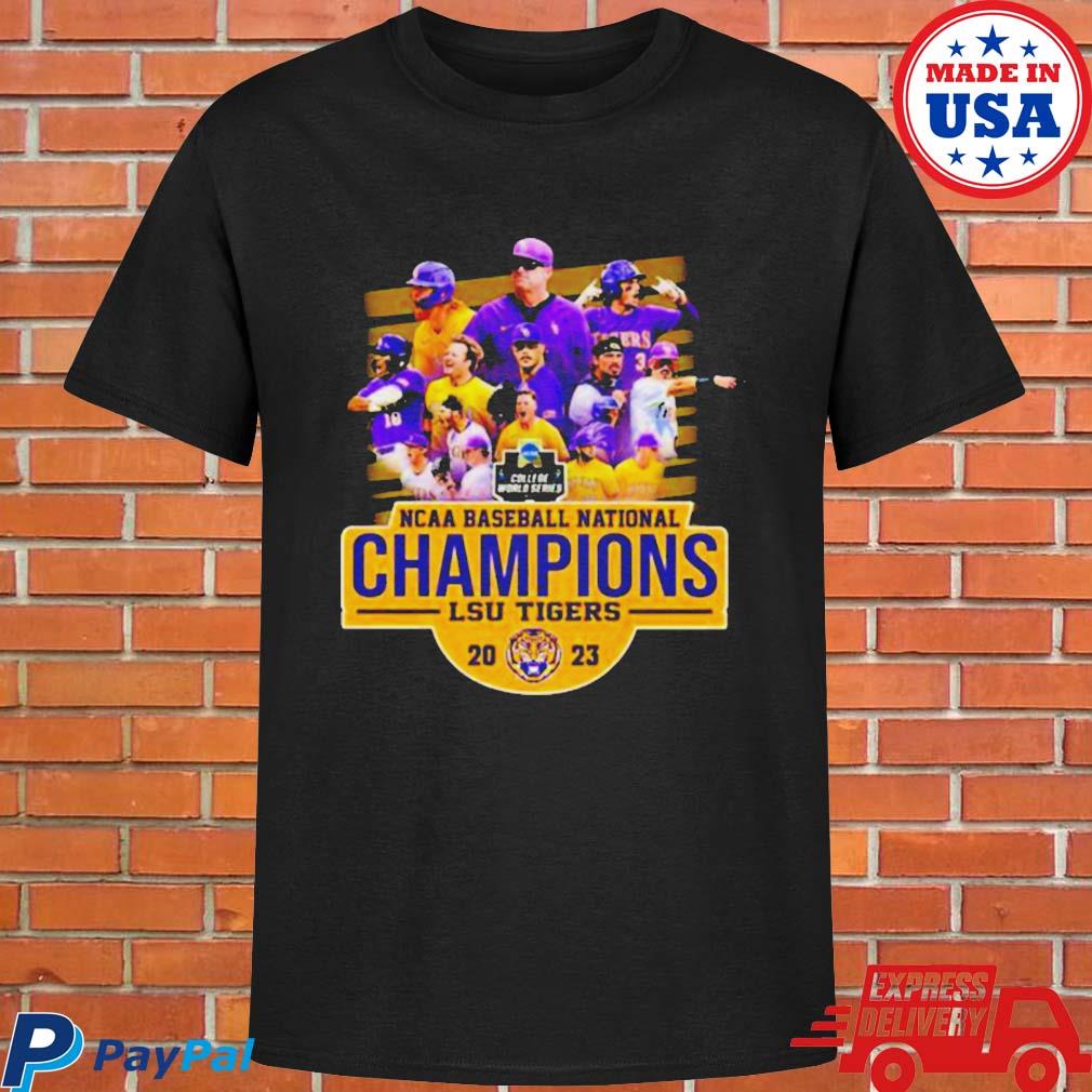 2023 NCAA Baseball National Champions Geaux Tigers LSU Baseball