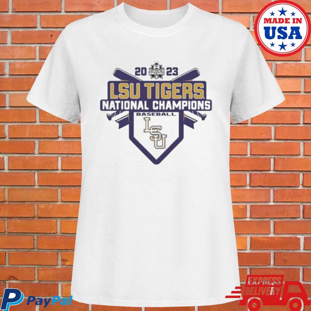 LSU Tigers Baseball 2023 Men College World Series Champions