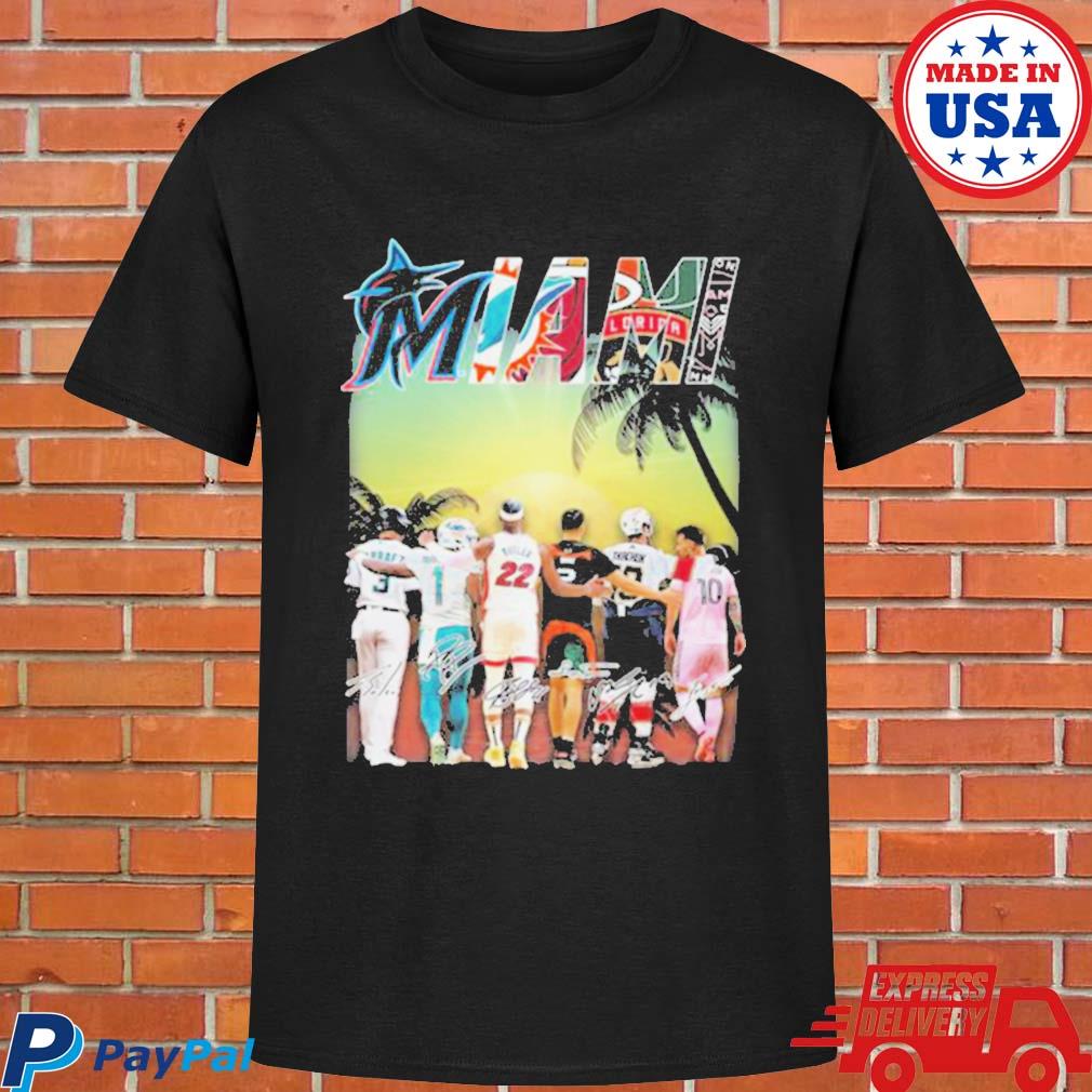 Official MiamI heat panthers dolphins marlins and inter miamI with