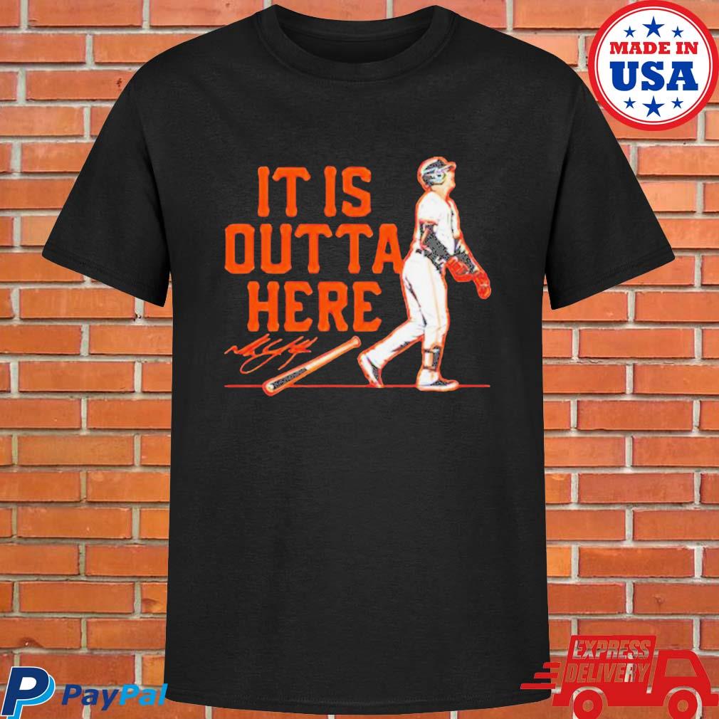 Official mike Yastrzemski It Is Outta Here Shirt, hoodie, sweater, long  sleeve and tank top