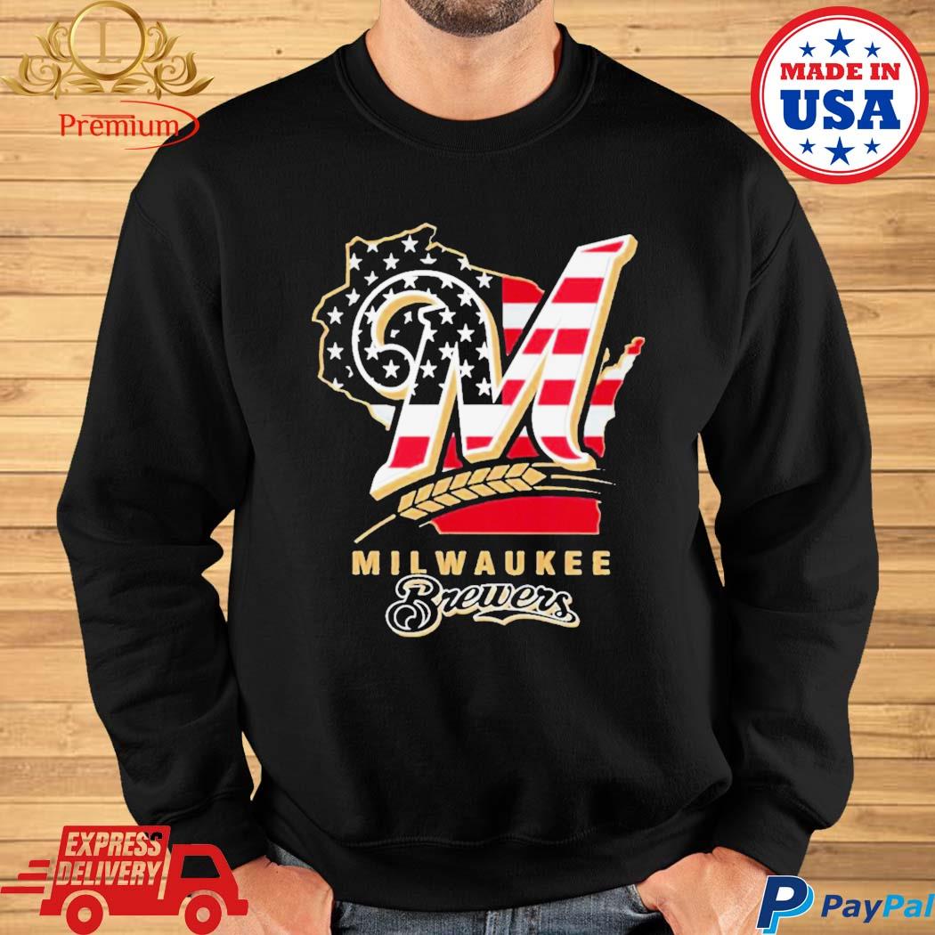 Milwaukee Brewers American Flag 2023 Shirt in 2023