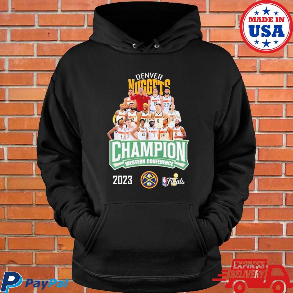 Vintage Denver Nuggets NBA 2023 western conference champions shirt, hoodie,  sweater and v-neck t-shirt