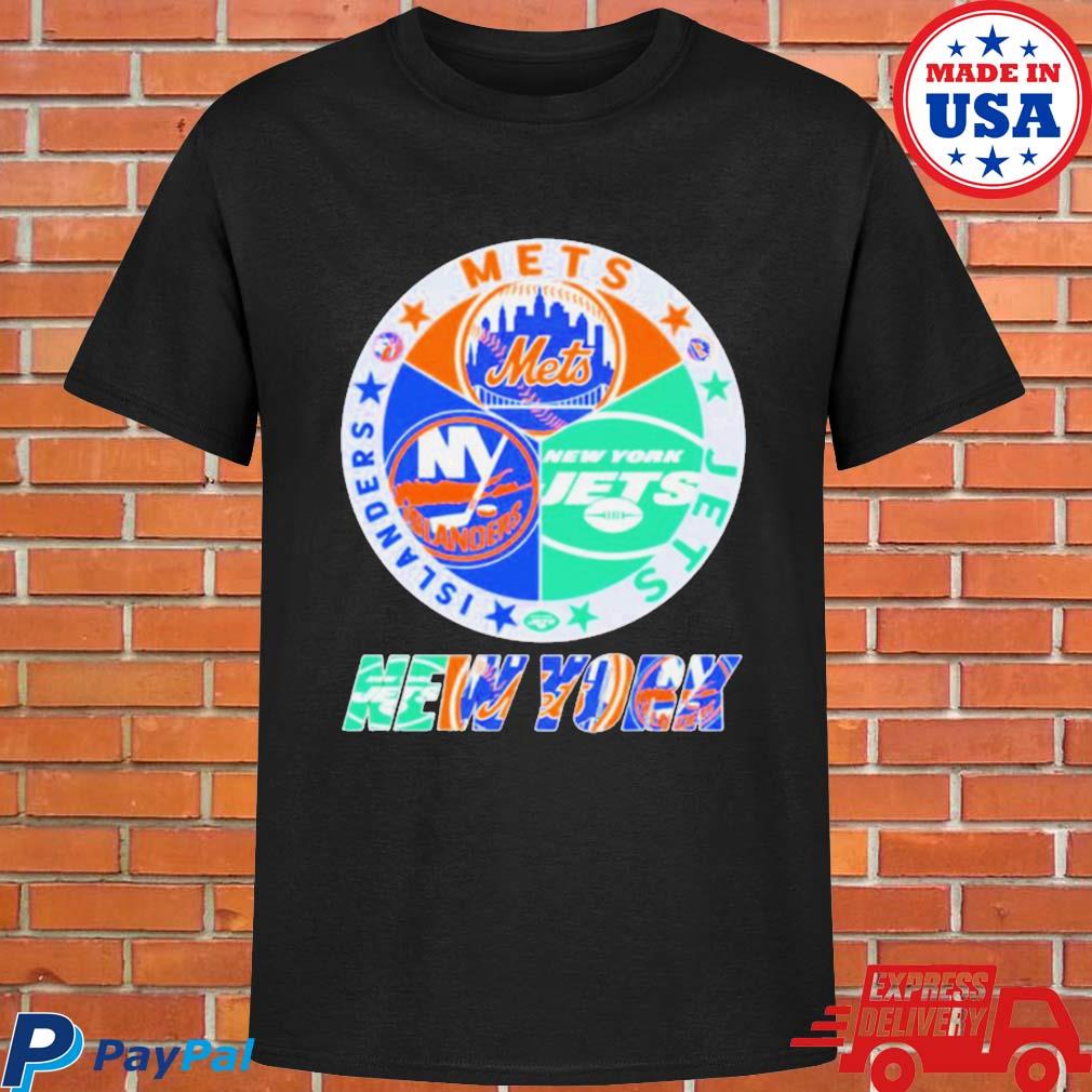 Official New york islanders new york mets new york jets logo T-shirt,  hoodie, tank top, sweater and long sleeve t-shirt