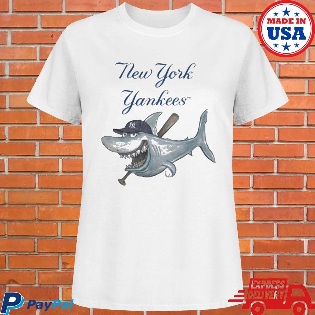 New York Yankees Shark 2023 T-shirt,Sweater, Hoodie, And Long Sleeved,  Ladies, Tank Top