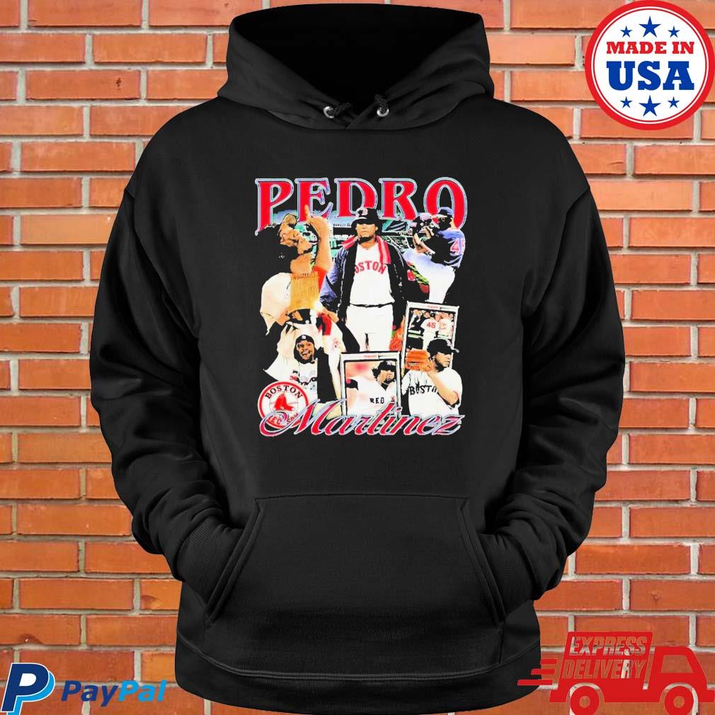 Official Pedro martinez Boston red sox baseball retro T-shirt