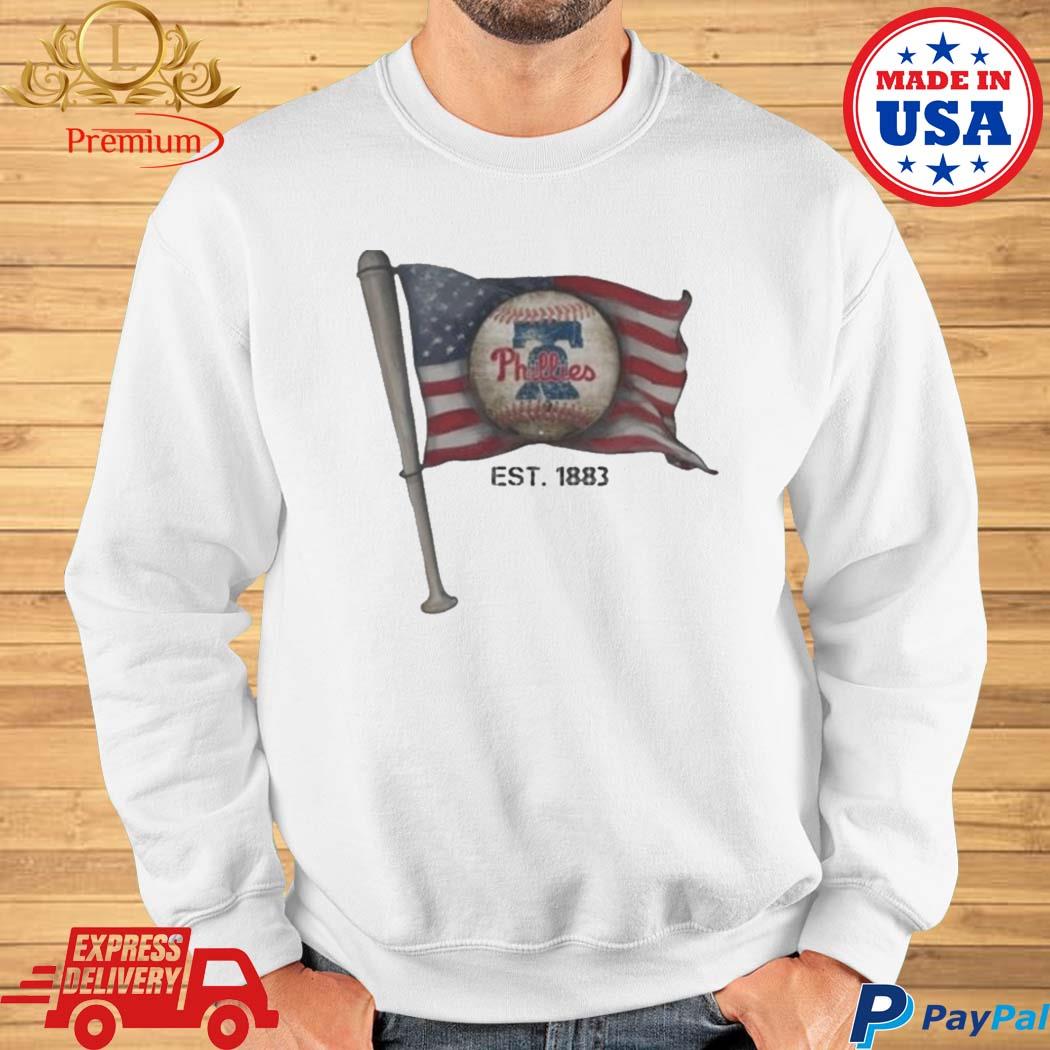 Philadelphia Phillies Est. 1883 Usa Flag Vintage Shirt