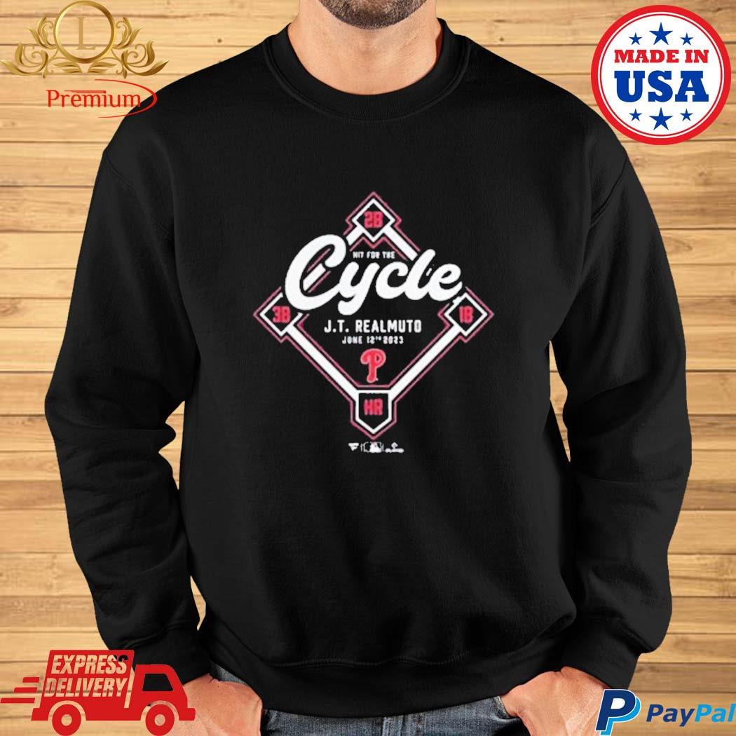 J.T. Realmuto Philadelphia Phillies Hitting For The Cycle T-Shirt, hoodie,  sweater, long sleeve and tank top