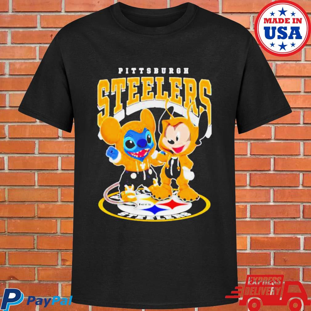 Pittsburgh Steelers Baseball Stitch And Mickey Shirt