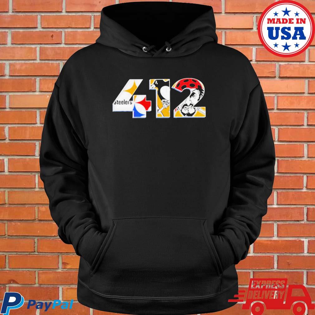 Pittsburgh Steelers Penguins And Pirates 412 Shirt - Yesweli