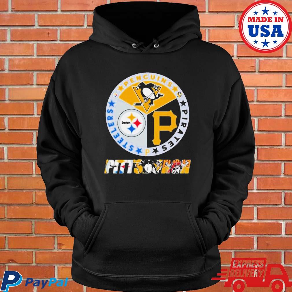 Pittsburgh city of champions Steelers penguins pirates shirt, hoodie,  sweater, long sleeve and tank top